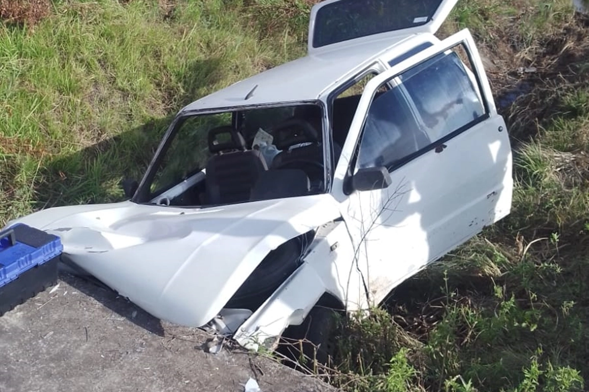 Dos personas fueron derivadas al Masvernat por el accidente