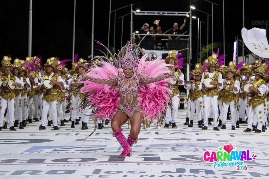 El carnaval Federaense tambi&eacute;n fue protagonista.