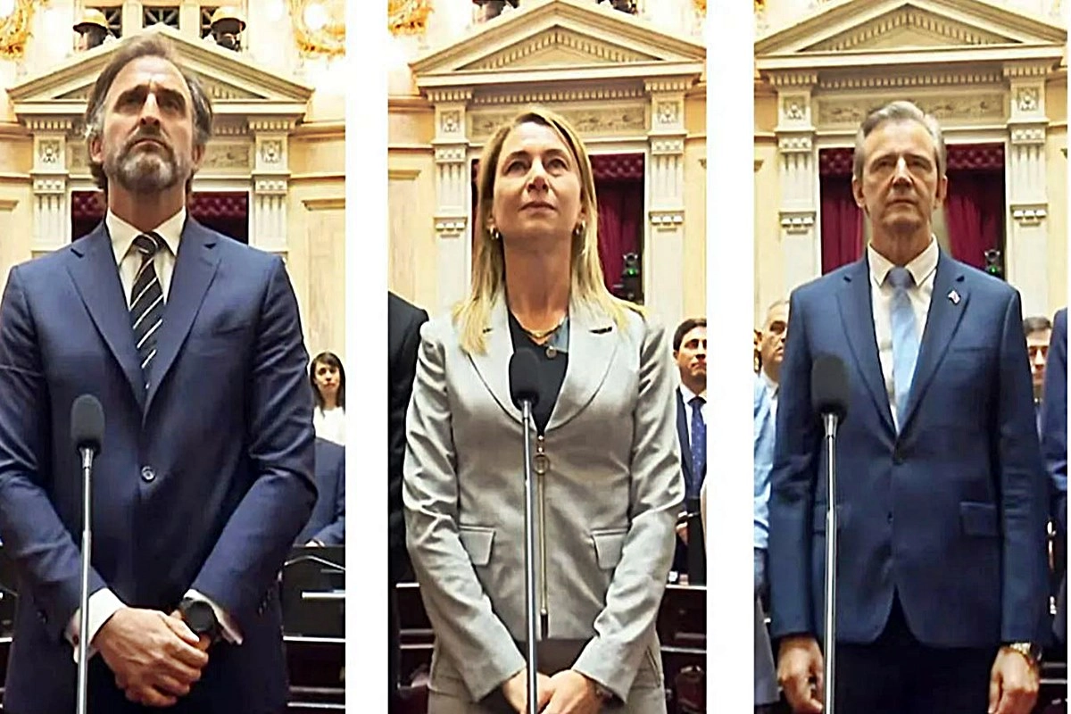 Joaqu&iacute;n Benegas Lynch, Romina Almeida y Adan Bahl