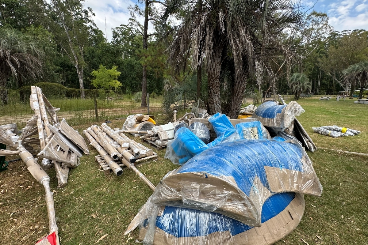 Los nuevos juegos ser&aacute;n instalados en el Parque Acu&aacute;tico de Termas del Ayu&iacute;