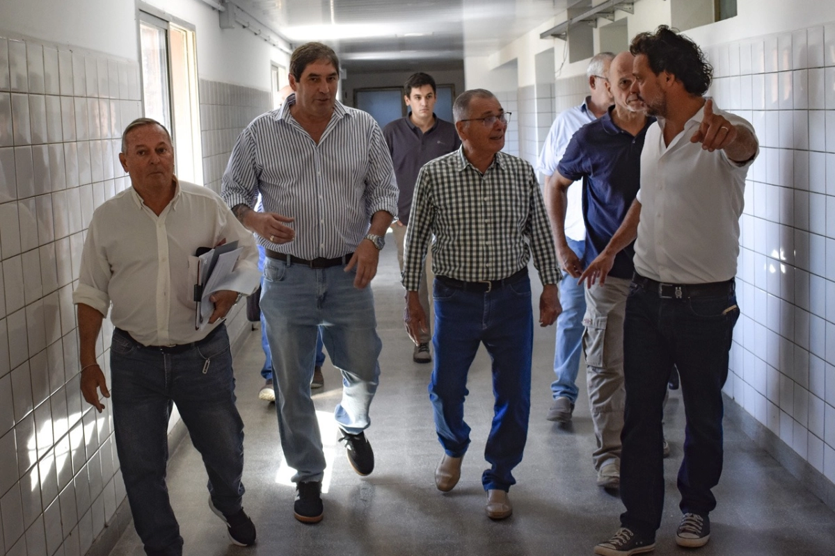 Autoridades de CAFESG recorrieron la obra.
