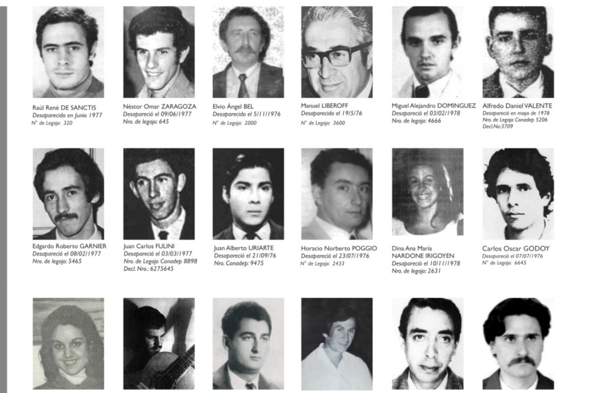 Desaparecidos de la Dictadura Militar.