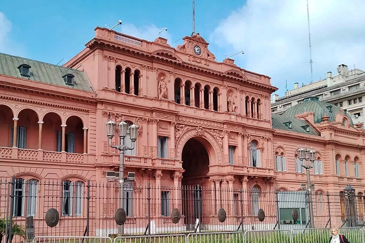 Edificio de la Casa Rosada en Buenos Aires