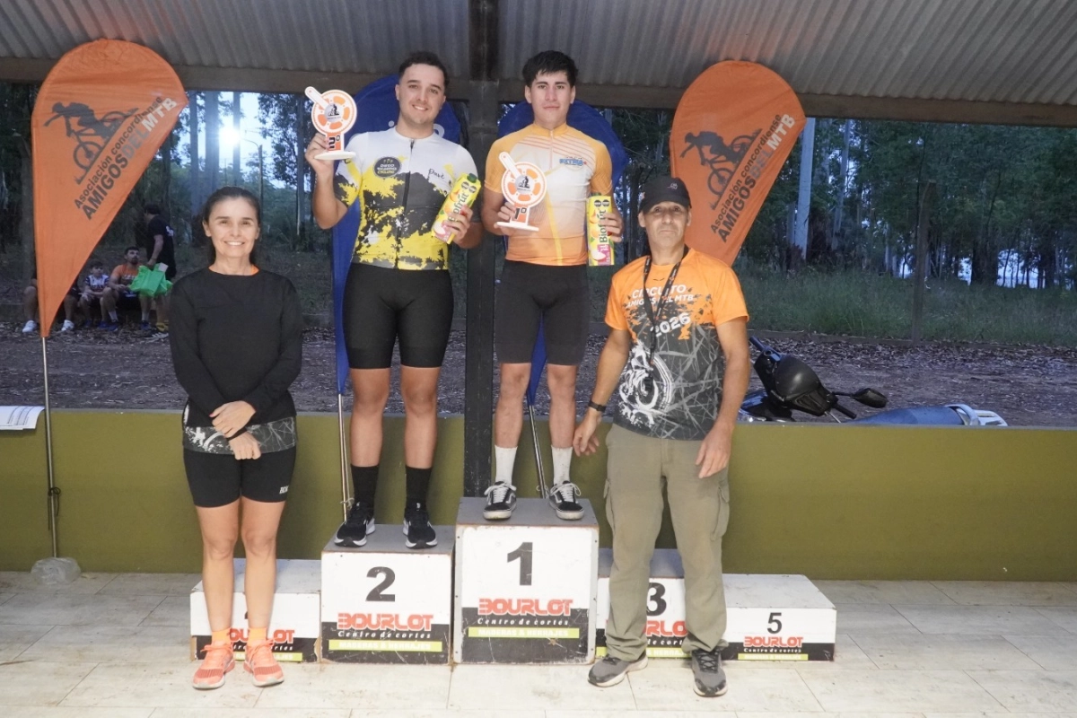 Agust&iacute;n Navarro y Marina M&uuml;ller celebraron el triunfo.