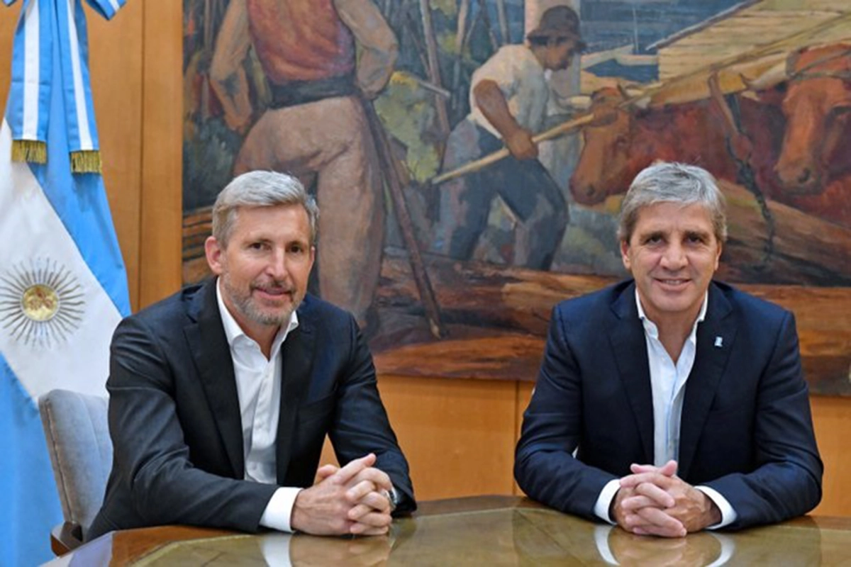 Frigerio y Caputo reunidos en Buenos Aires