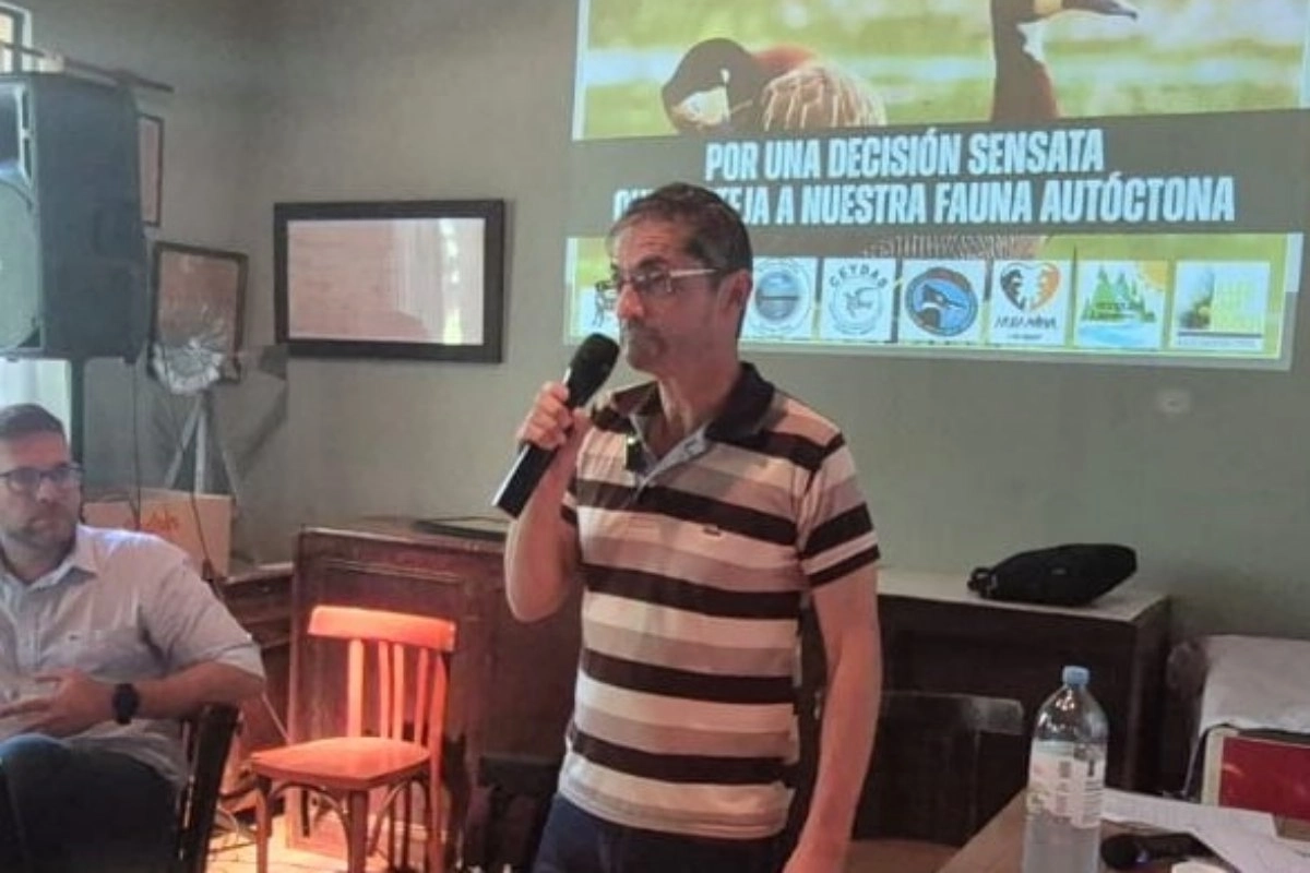 El naturalista Gabriel Bonomi present&oacute; una alternativa al turismo cineg&eacute;tico.