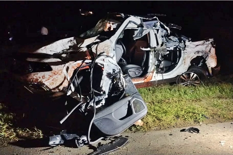 Ruta 14: un caballo provoc&oacute; un grave accidente que involucr&oacute; a un cami&oacute;n, una camioneta y un autom&oacute;vil