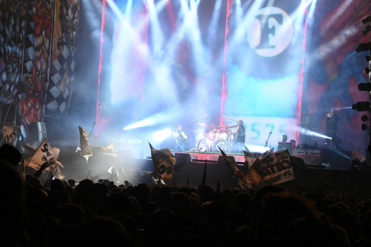 El show de La Renga fue una de las principales actividades.