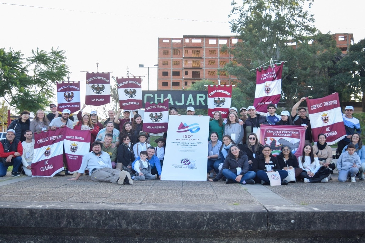 Participaron representantes de la Asociaci&oacute;n Trentinos en el Mundo, llegados desde Italia.