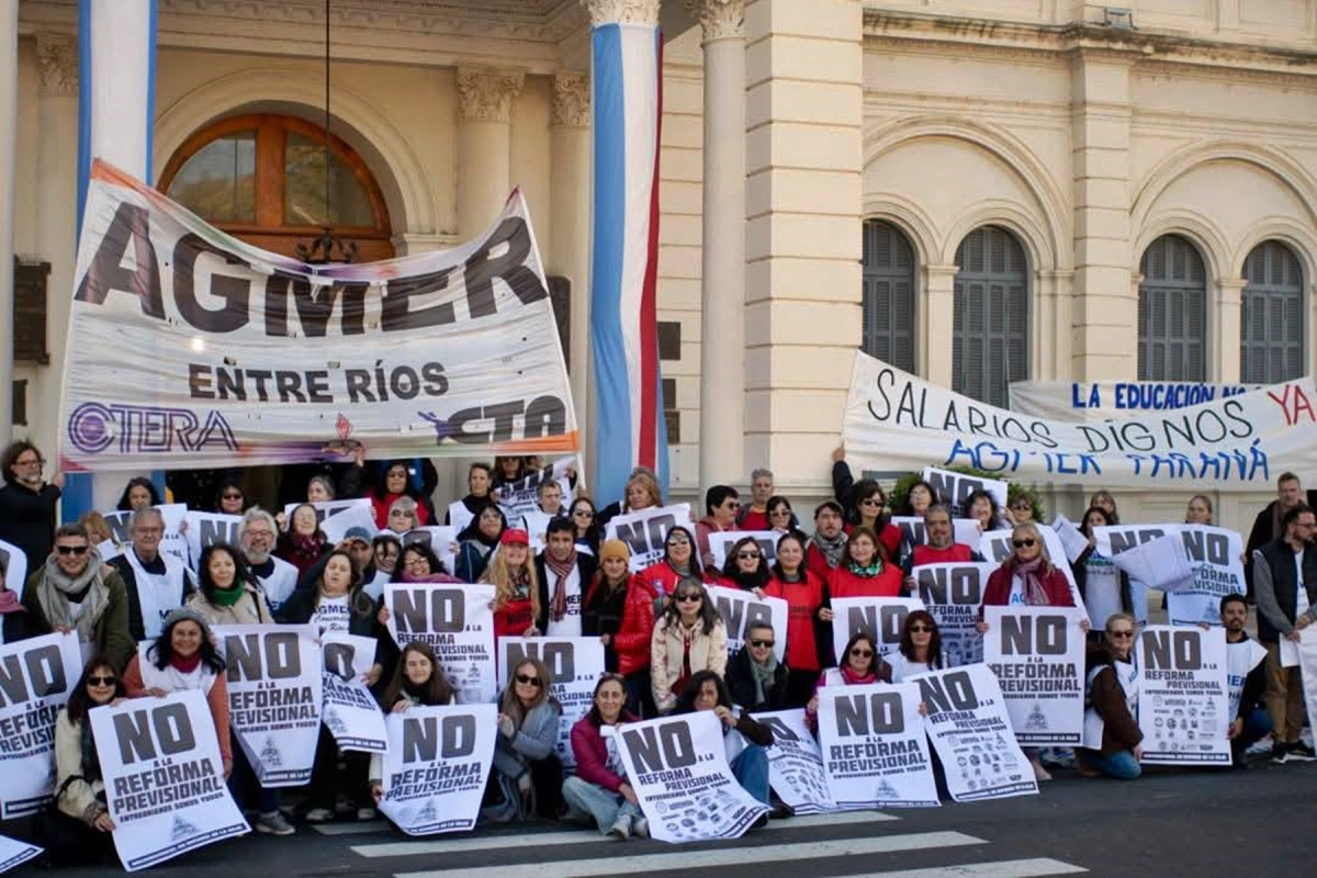 AGMER afirma que hubo un 80% de adhesi&oacute;n.