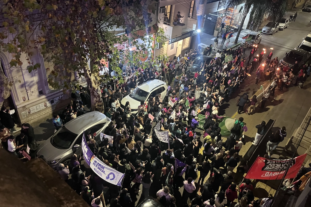 Concordia march&oacute; al grito de "Ni Una Menos".