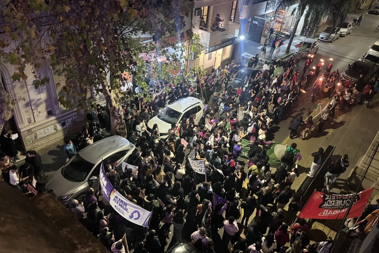 El grito del Ni Una Menos se hizo sentir en el centro de Concordia