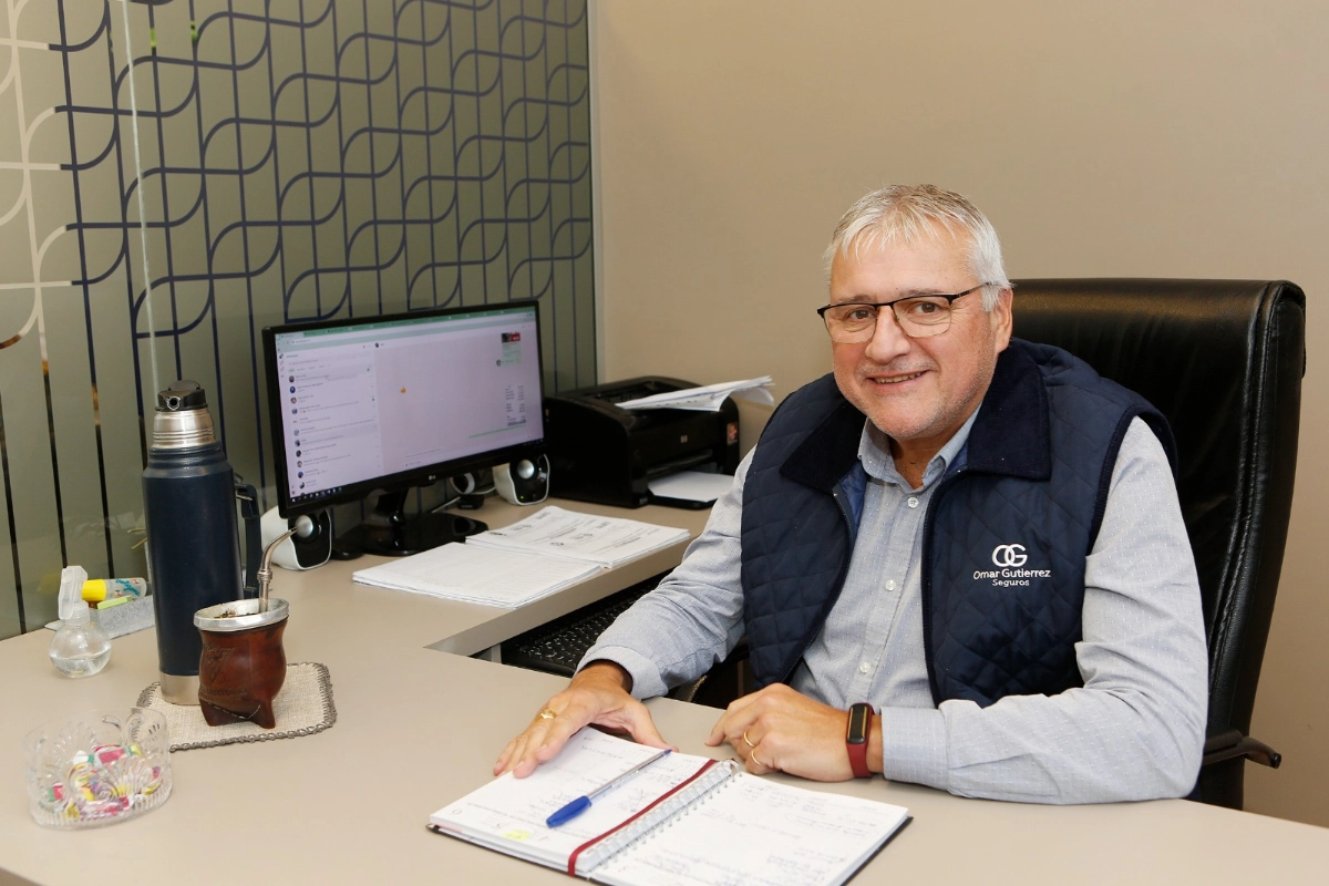 Omar Gutierrez, representante de San Crist&oacute;bal Seguros en Concordia.