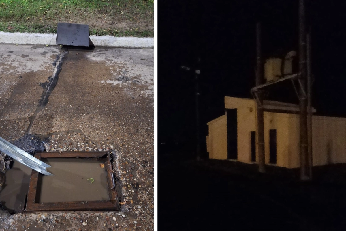 Los da&ntilde;os se detectaron en la zona de la Defensa Sur.