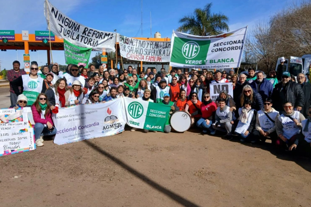 La protesta se centr&oacute; en el peaje Yeru&aacute;.