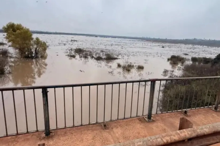 En Corrientes la altura del r&iacute;o Uruguay crece "cuatro cent&iacute;metro por hora"