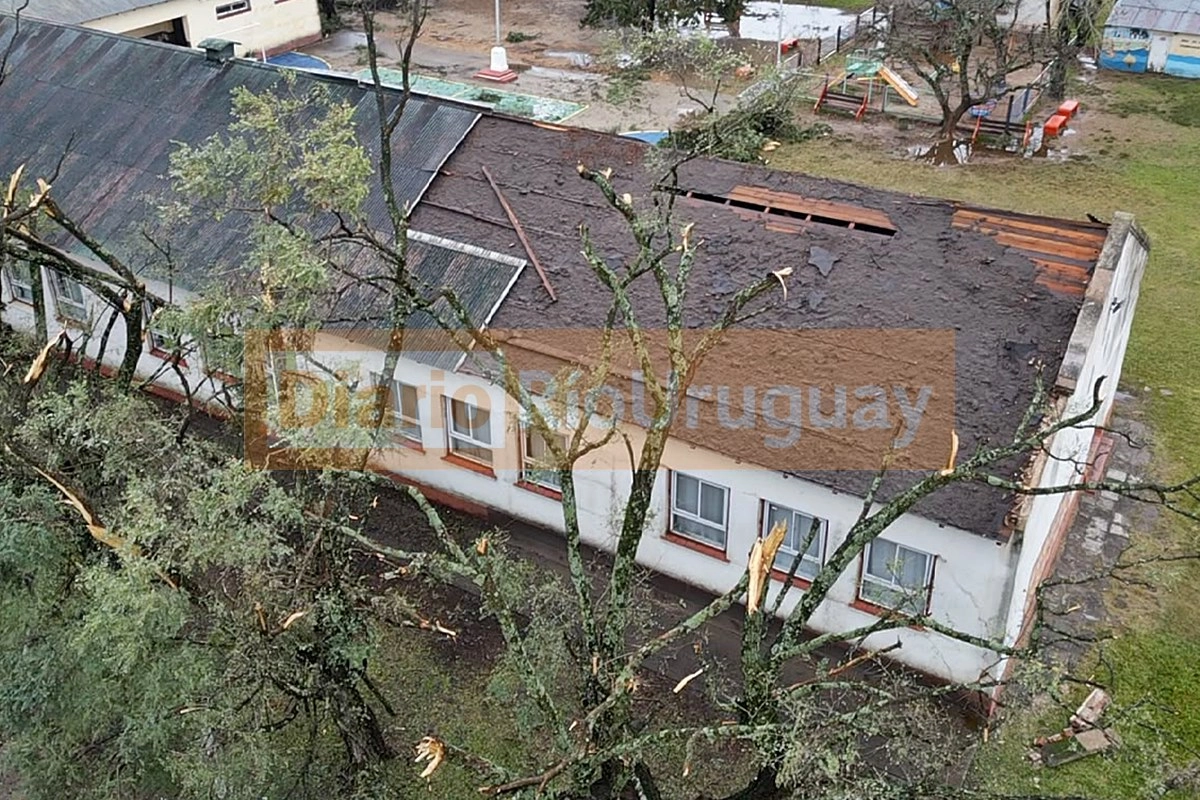 La escuela Alberdi de La Criolla padeci&oacute; el vuelo de su techo