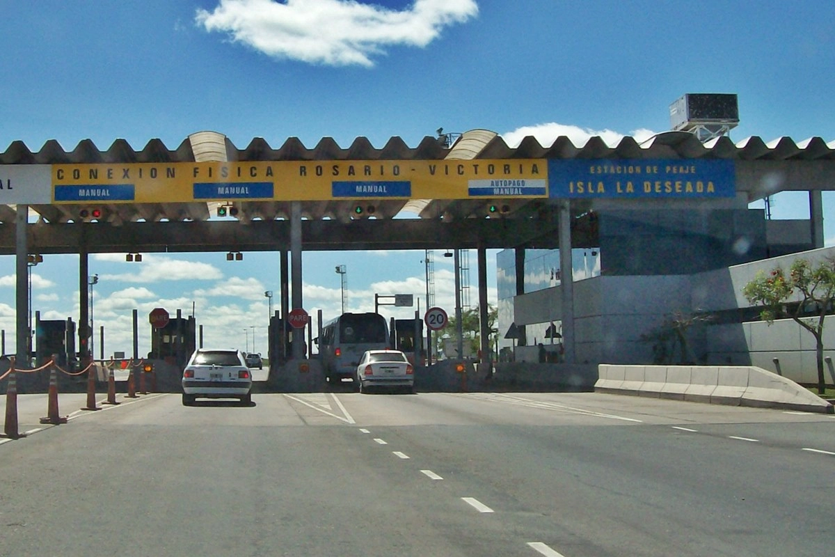 Peaje del puente Rosario - Victoria