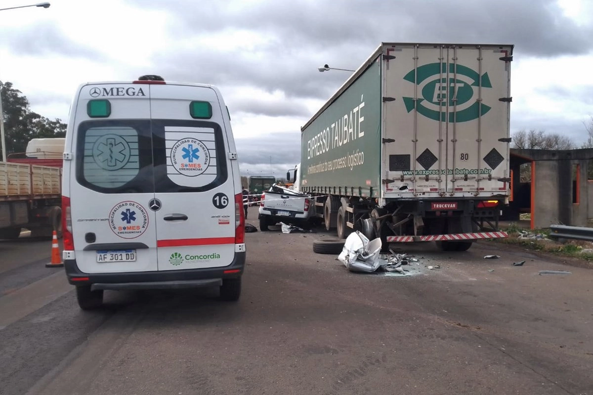 El accidente ocurri&oacute; a la altura del kil&oacute;metro 240 de la Ruta 14