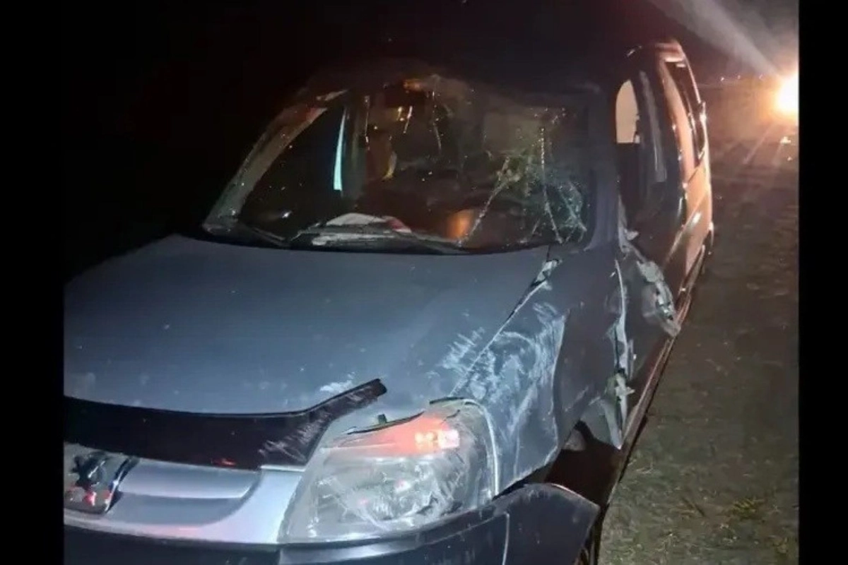 Vuelco en la Autov&iacute;a 18.