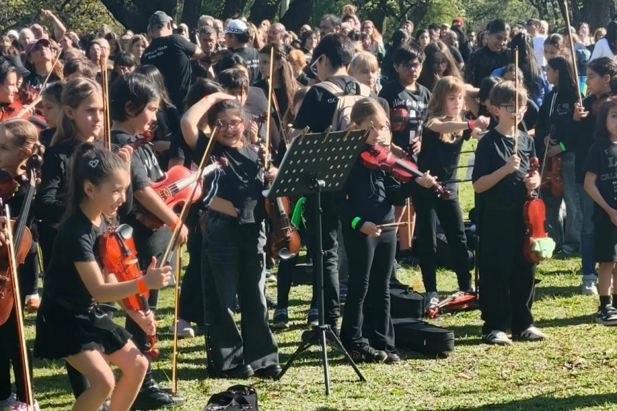 Alumnos de la escuela Salita Feliz