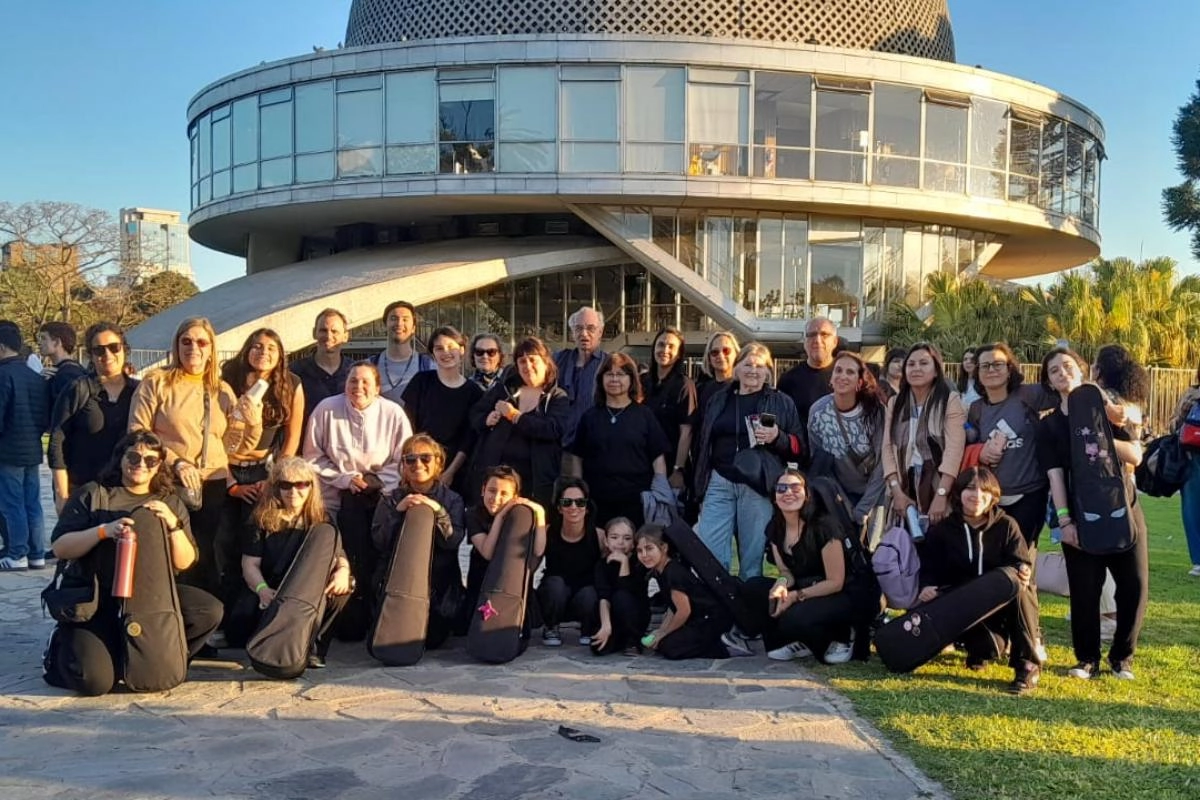Un grupo de 22 violinistas de todas las edades viaj&oacute; a Buenos Aires.