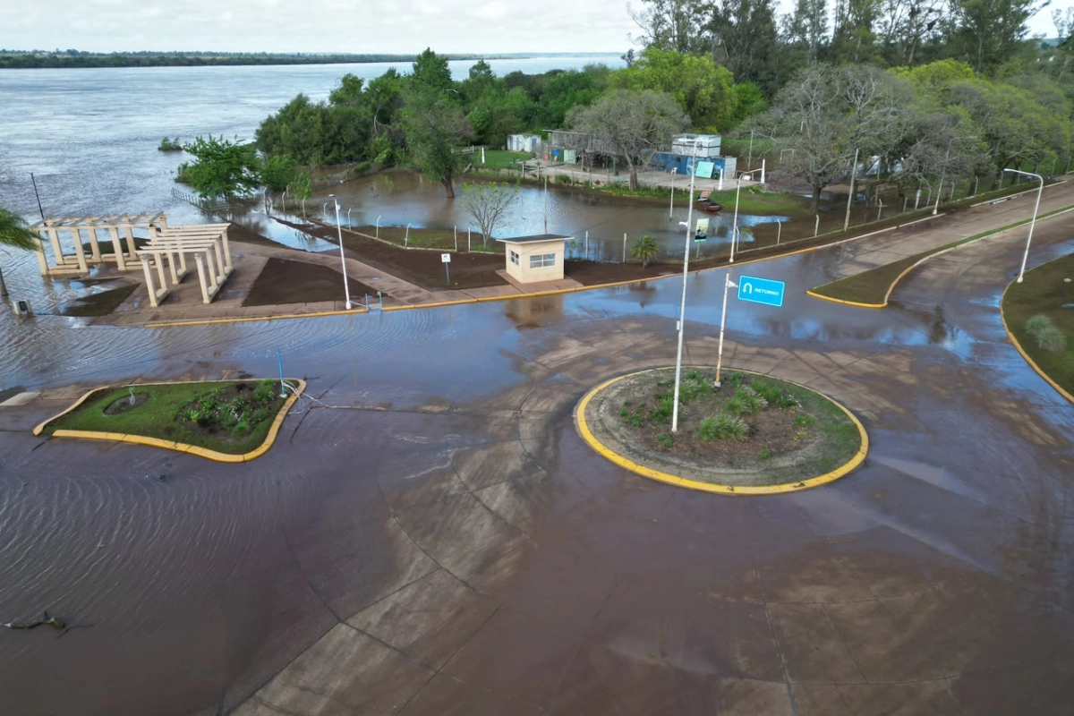 El r&iacute;o Uruguay descendi&oacute; hasta los 10,62 metros.
