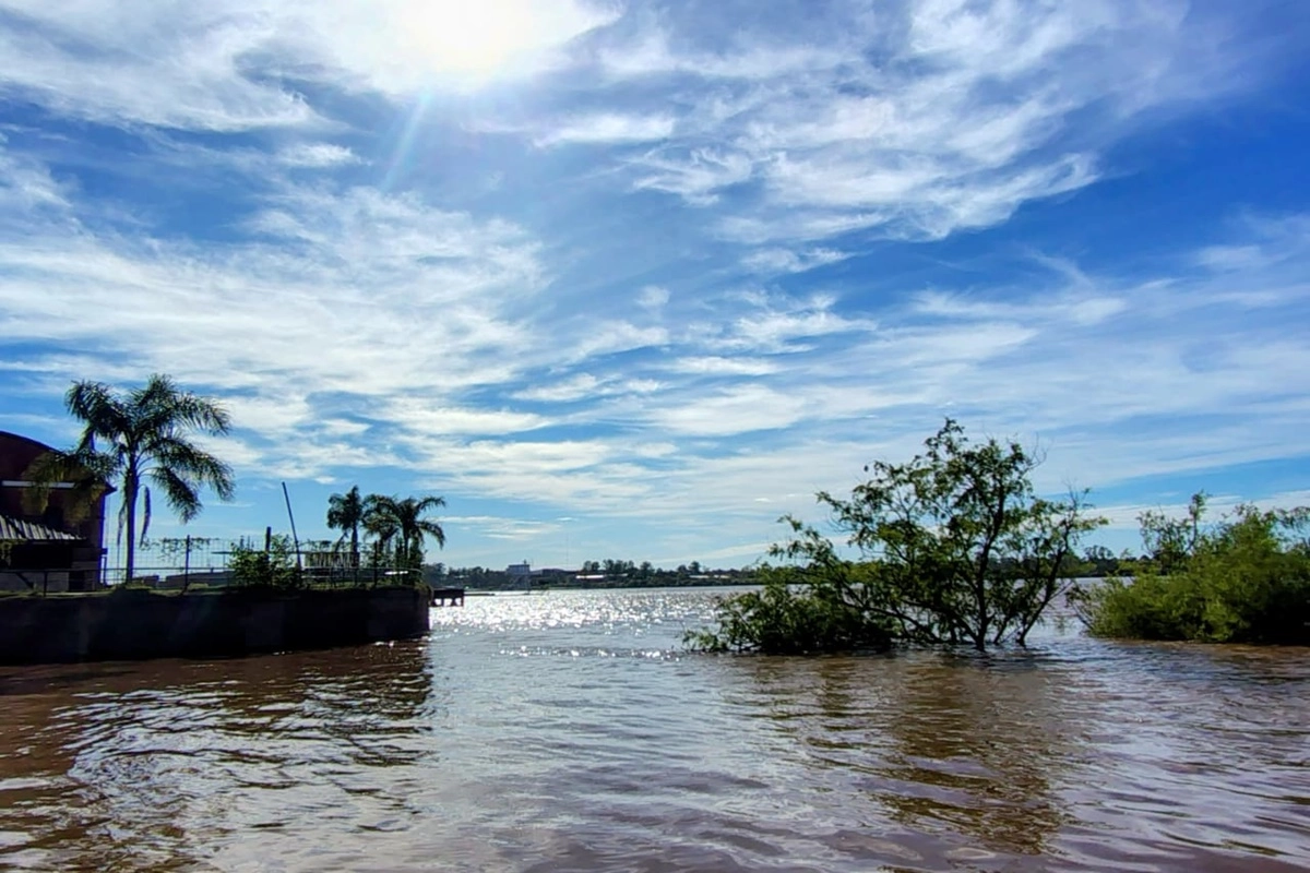 Actualmente el nivel del embalse se ubica en los 34,82 metros.