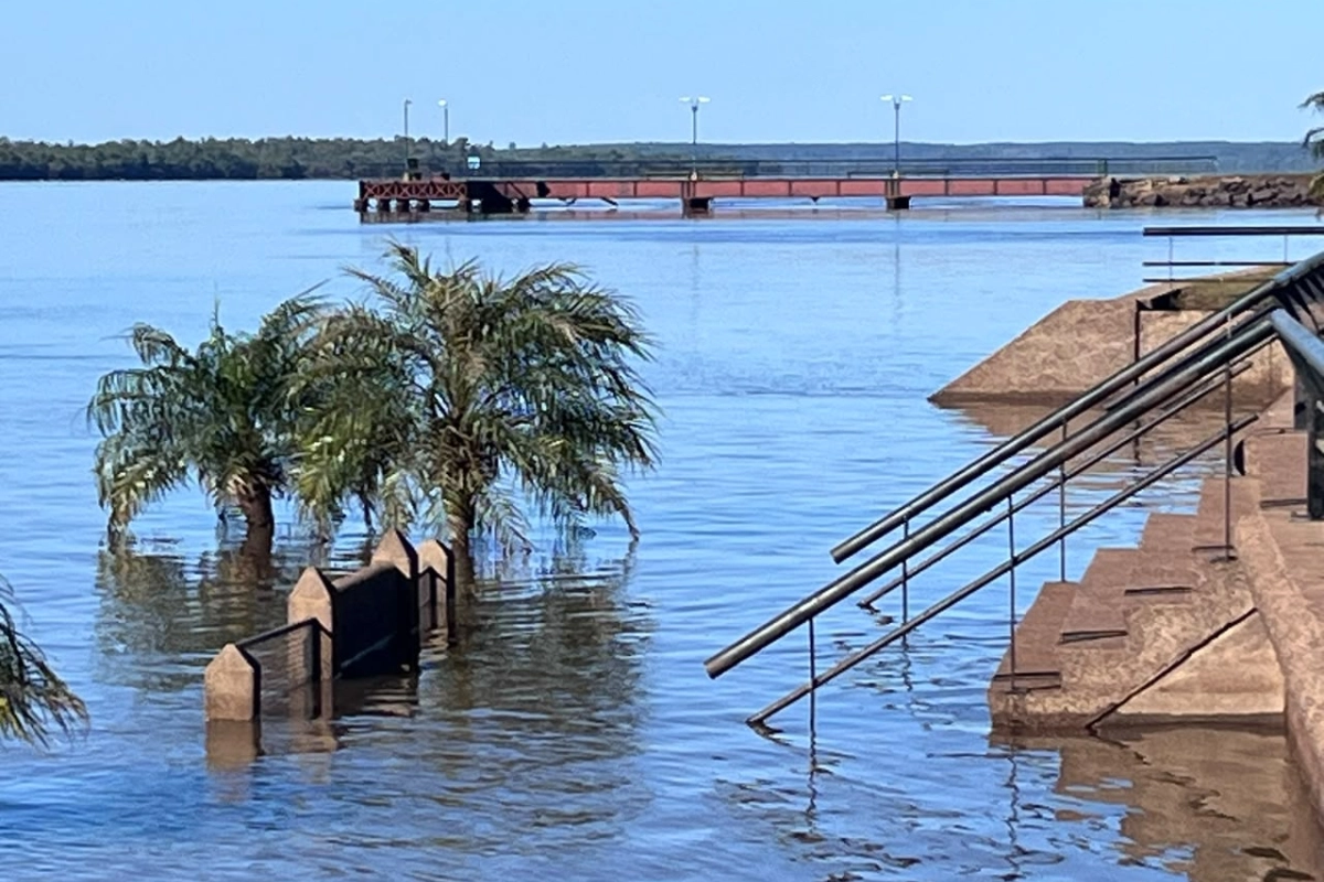 La zona del balneario viejo en la ma&ntilde;ana de este mi&eacute;rcoles.