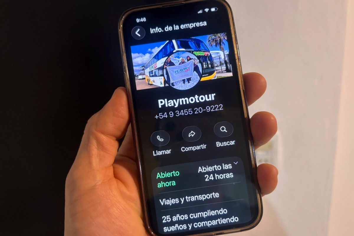 Los estafadodores usan im&aacute;genes de los viajes y colectivos de Playmo Tur.